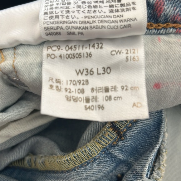 LEVIS 511 size 36x30 - Picture 7 of 7